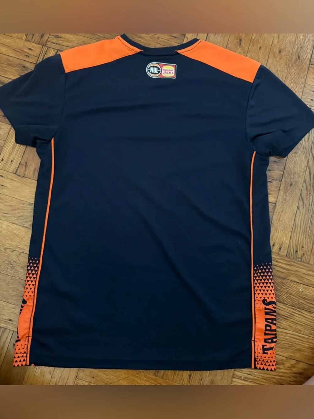 Champion NBL Taipans Navy and Orange Athletic Tee - Picture 5 of 5
